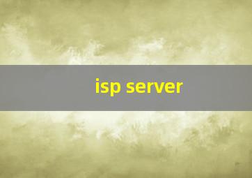 isp server